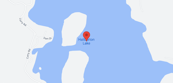 map of 6882 HALIBURTON LAKE ROAD